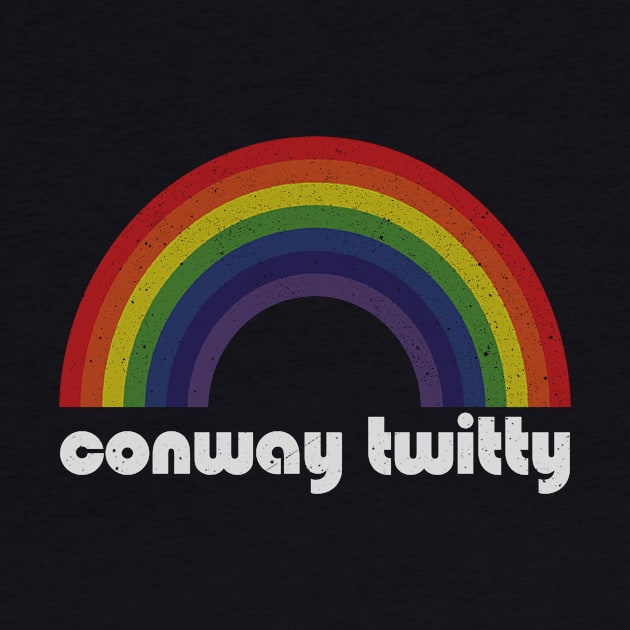 Conway Twitty - Rainbow Vintage by Arthadollar